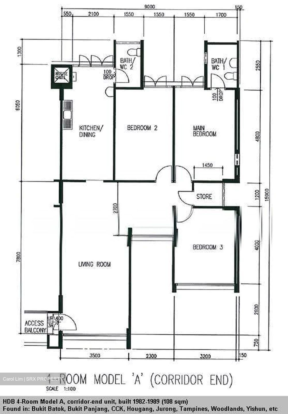Blk 832 Yishun Street 81 (Yishun), HDB 4 Rooms #615149191